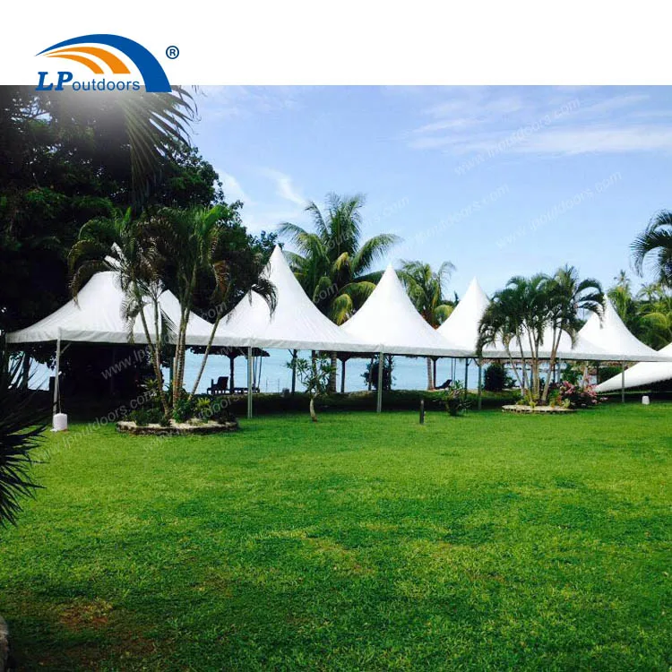 windproof high peak aluminum pagoda gazebo tent for outdoors party event in Europe