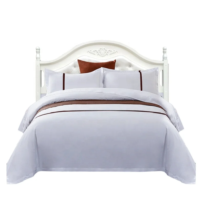 Hotel Textile Custom Duvet Cover Set Luxury 100% Cotton Hotel Bed Linen