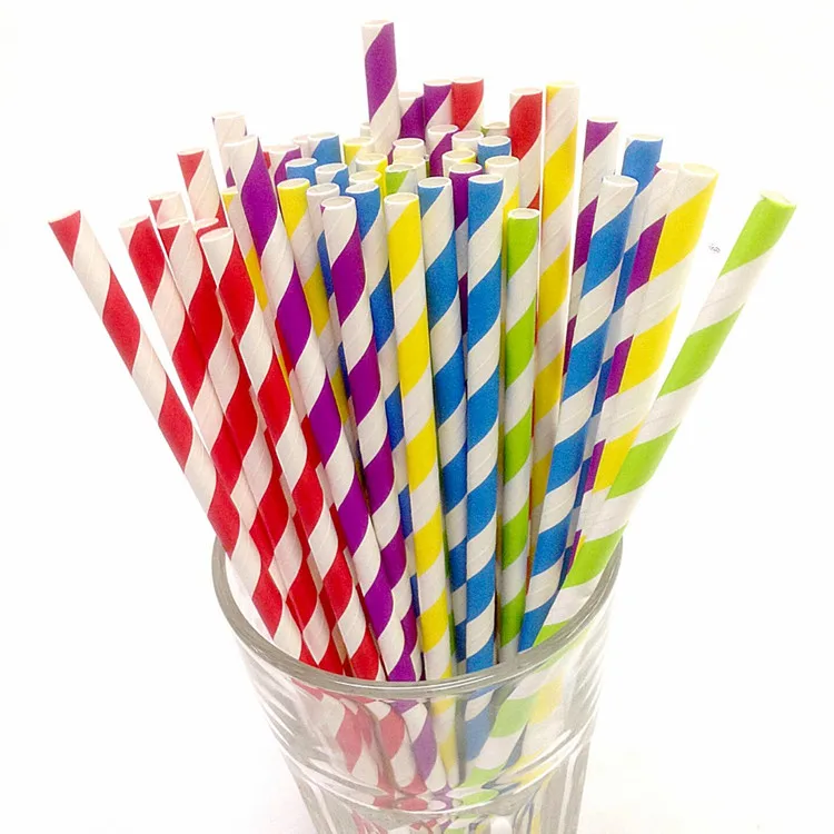 china manufacturer pink paper straw for bubble tea