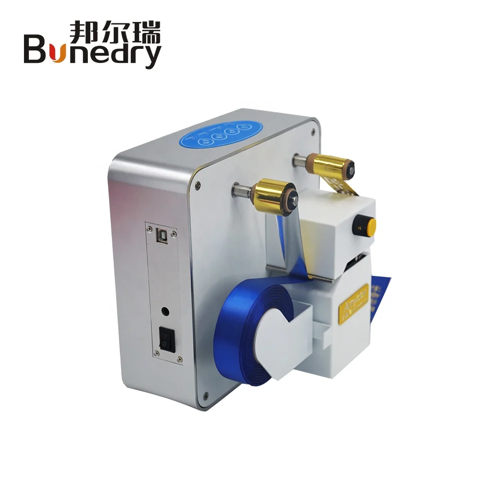 320 Ribbon Printer Personalize Foil Printing 300dpi Customization with Computer Design Printer