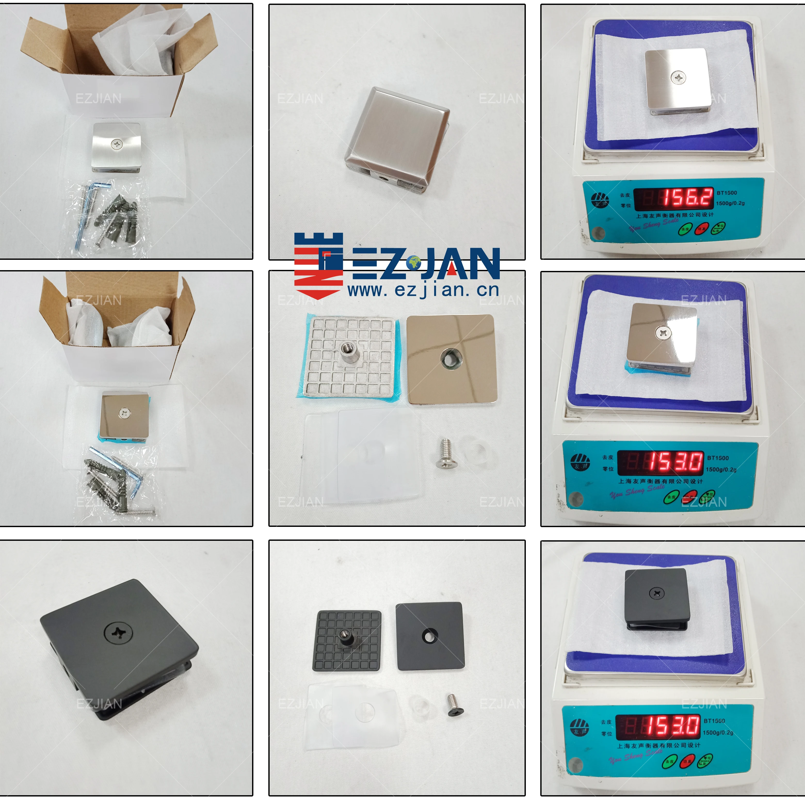 Factory Quality Ensured Glass Fixing Glass Holding Clamp Shower Hinge