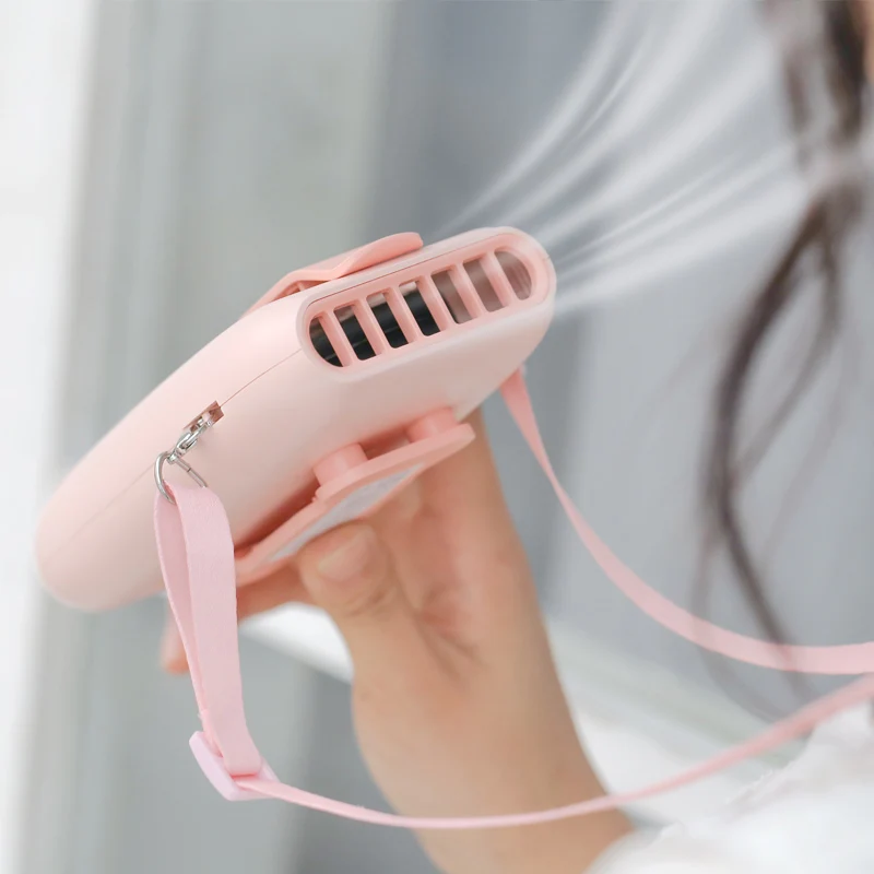 Hanging waist fan Outdoor Cooling Mini USB Fan with 2000mAh battery