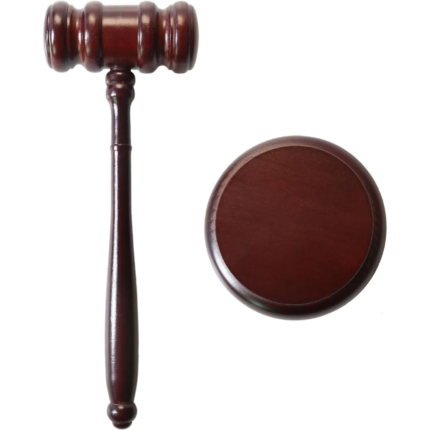 Handmade Wooden Gavel Block Set, Perfect for Judge Lawyer Auction Court Student and Gifts