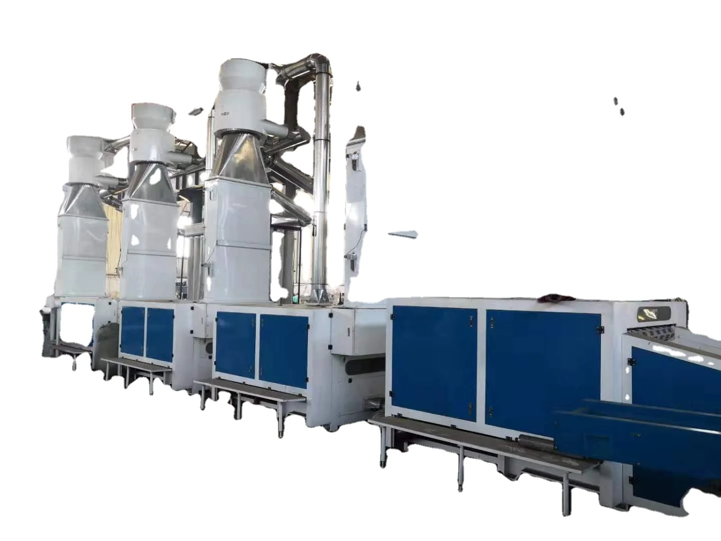 High-yield and high-capacity textile recycling equipment-new type of fabric waste opening machine waste yarn cotton recycling