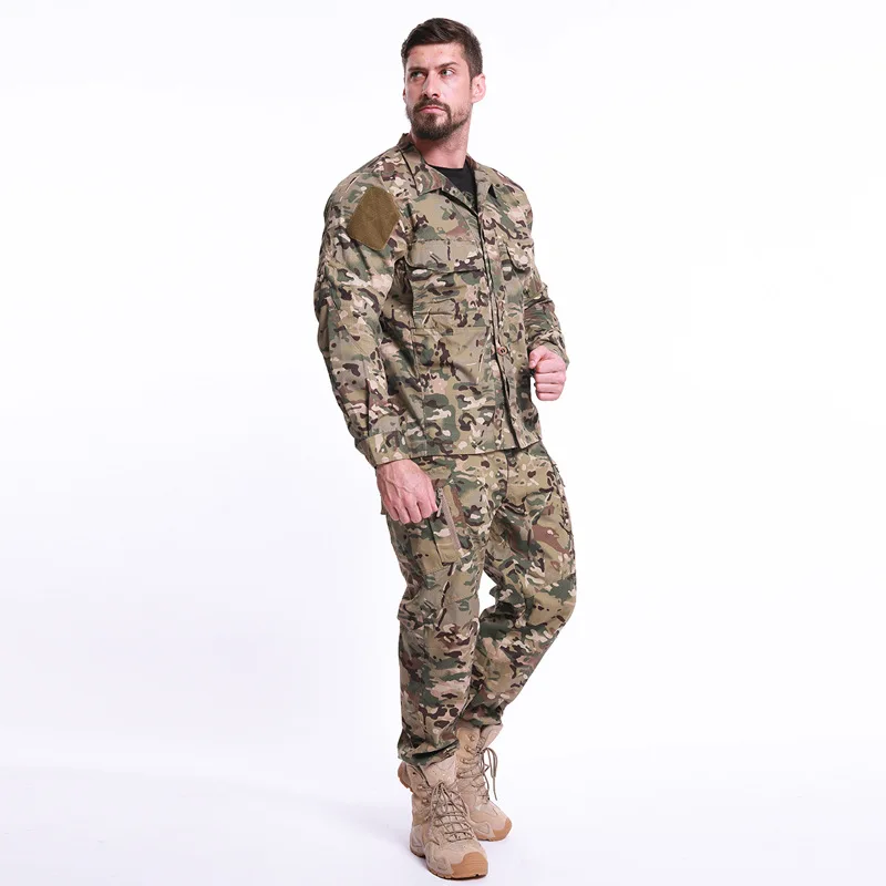 
Armpit mesh breathable army green men slim fit casual military tactical shirt gym 