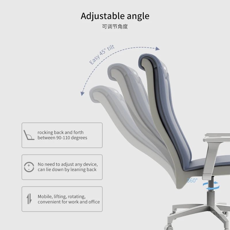 Home Leather Executive Swivel Gamer Chair Lifting Rotatable Office Chair Leather Massage Electric Strength Factory Massage Chair