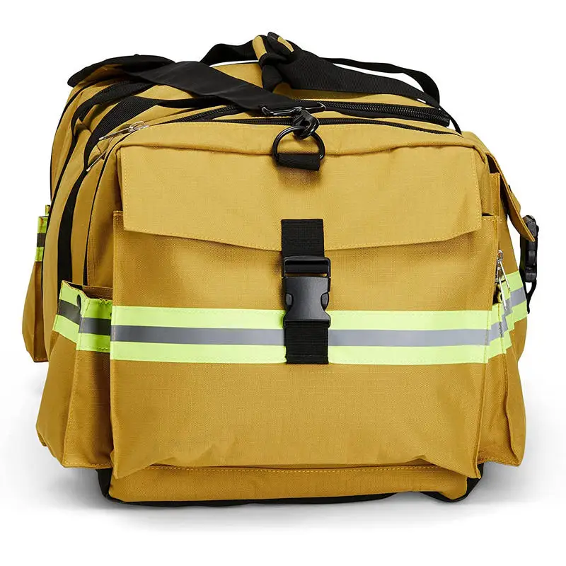 Large Customized Fireproof Waterproof Firefighters Gear Bag For Fireman With Shoulder Strap