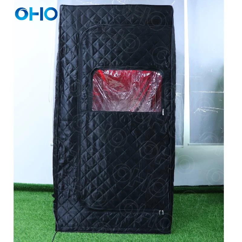 OHO New Arrival Home Use Far Infrared Sauna Tent Portable Sauna Room can Custom Size Logo