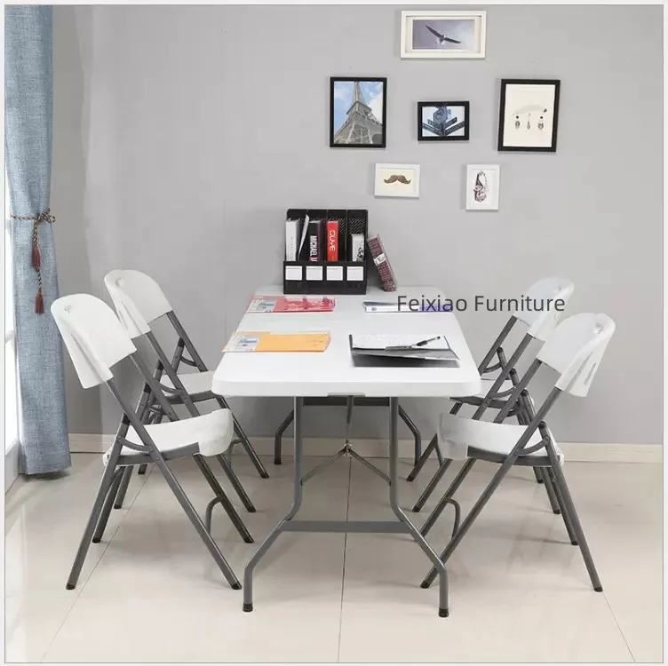 Outdoor Furniture White Square Wedding Folding Banquet Tables for Party/Events