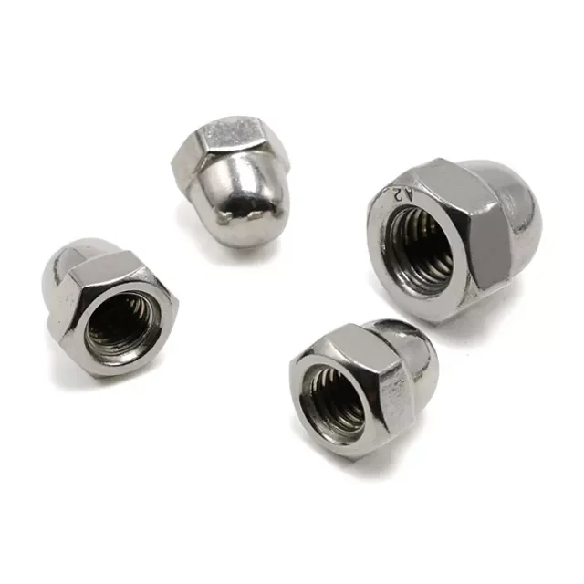 XT Carbon steel  stainless steel din1587 hex domed c ap nut