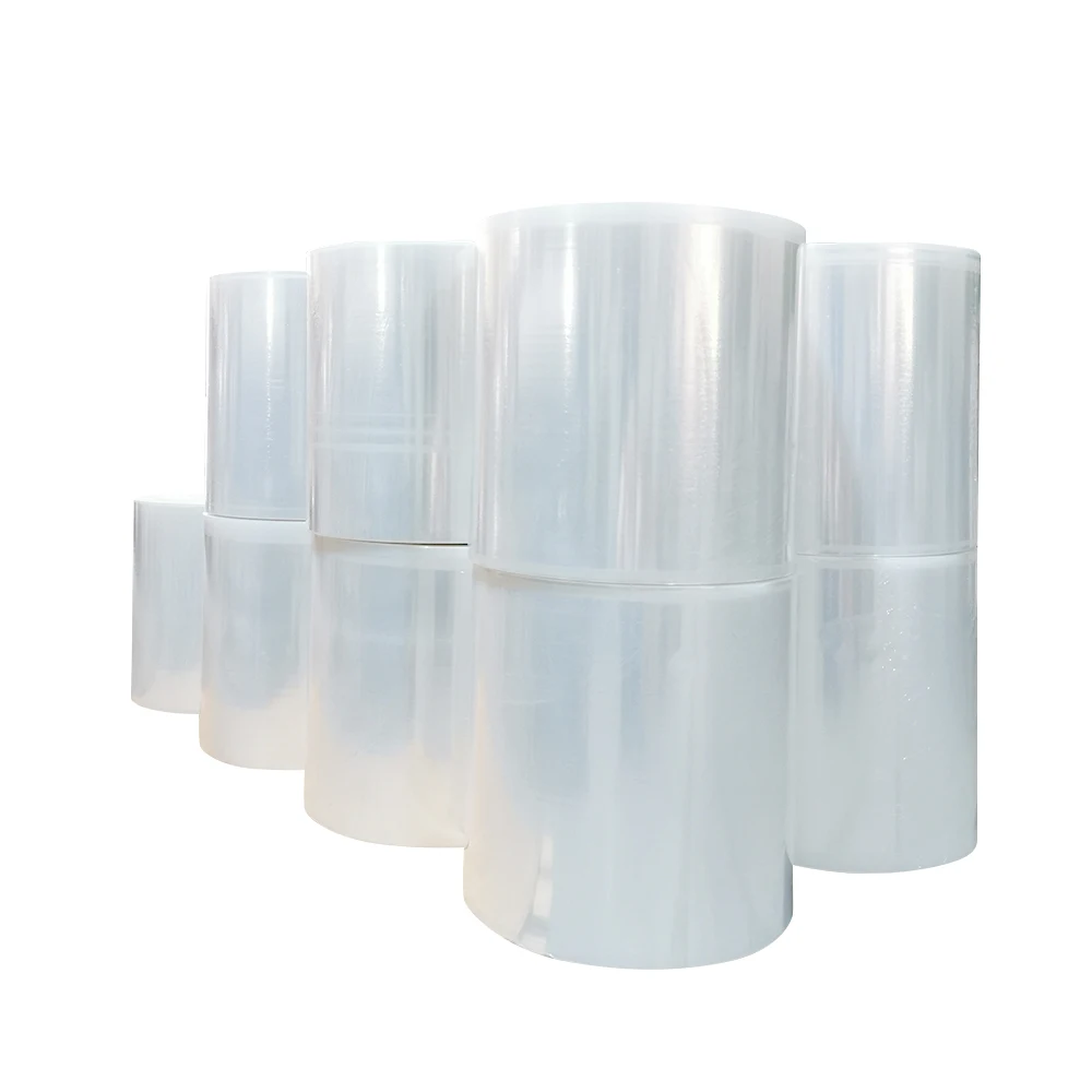 Logistics film usage transparent jumbo stretch film wrapping polyethylene lldpe stretch wrap jumbo roll stretch film best price