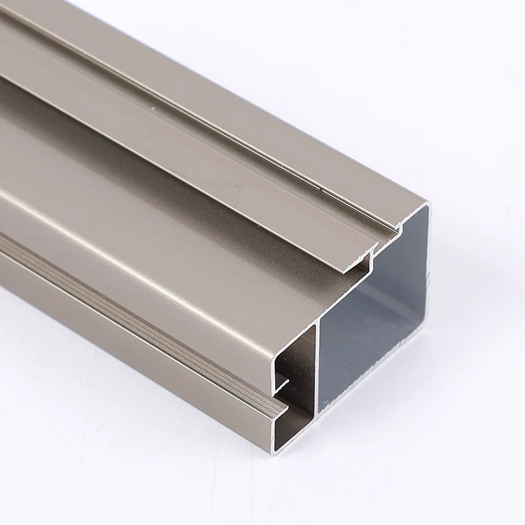 Лидер продаж 2022, промышленные алюминиевые профили цвета шампанского с порошковым покрытием для окон и дверей