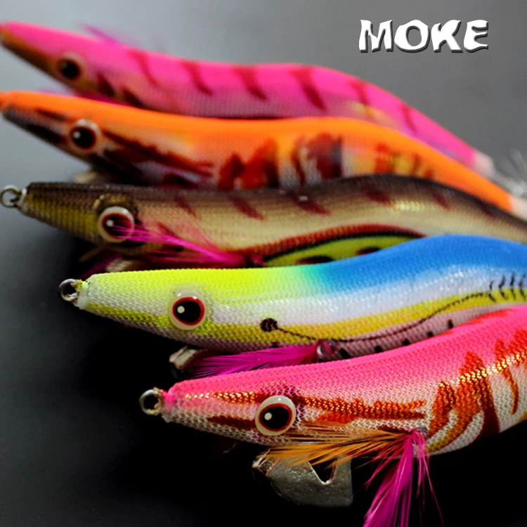 
2019 MOKE hot-selling squid jig fishing lure more colors available for choice 