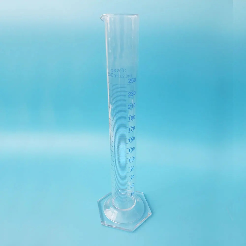 Wholesaler Lab Different Sizes 100Ml Glass Measuring Cylinder
