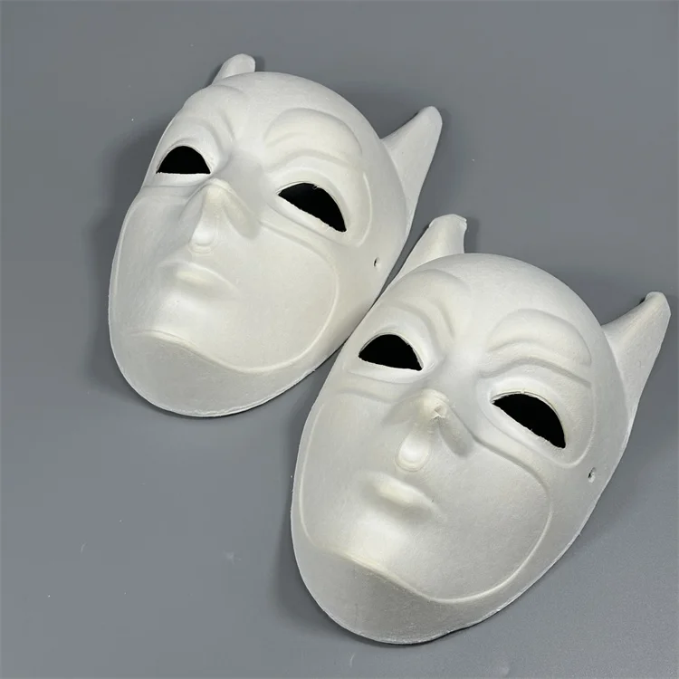 Halloween Party Movie Character Cosplay Bat Man Paper Mask Cosplay Party Pulp Mask Wholesale Blank Party Mask