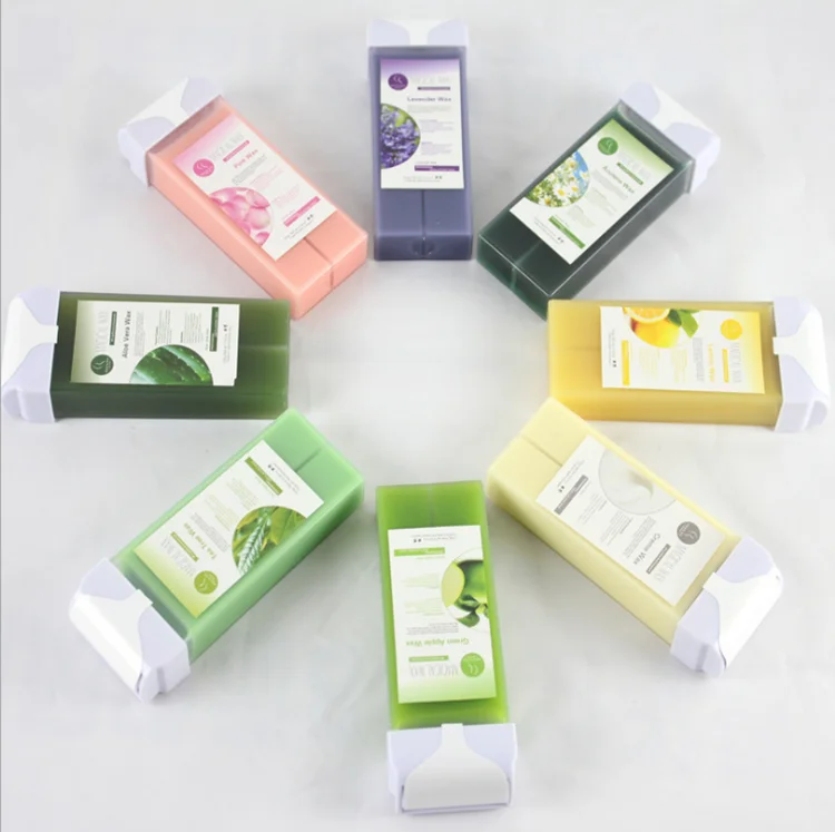 wholesale professional painless Hair Removal Empty Roll on Wax Cartridges Wax Roll-On Depilatory Heater