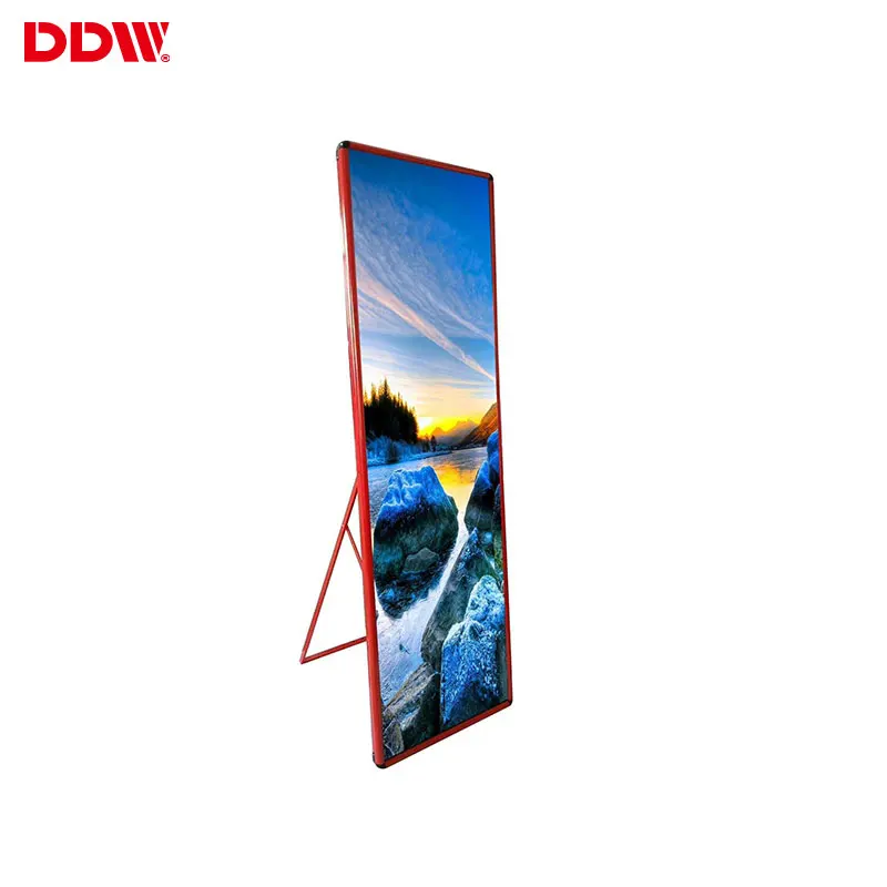 
Portable poster LED digital display standing screen p2.5 LED video wall poster floor LED screen for advertising shopping mall 
