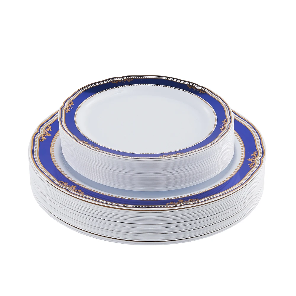 Посуда, наборы одноразовых тарелок, 50 шт., 7,5 дюйма, 50 шт., 10,25 дюйма