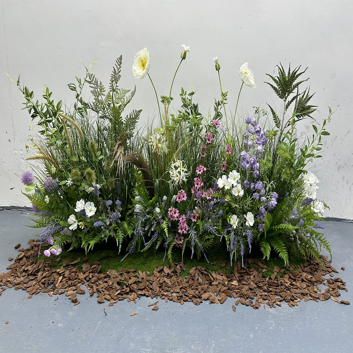 Garden Pots Planters Simulated Plastic Trees Landscaping Indoor Green Artificial Plant Palm Tree Home Decor Accessories