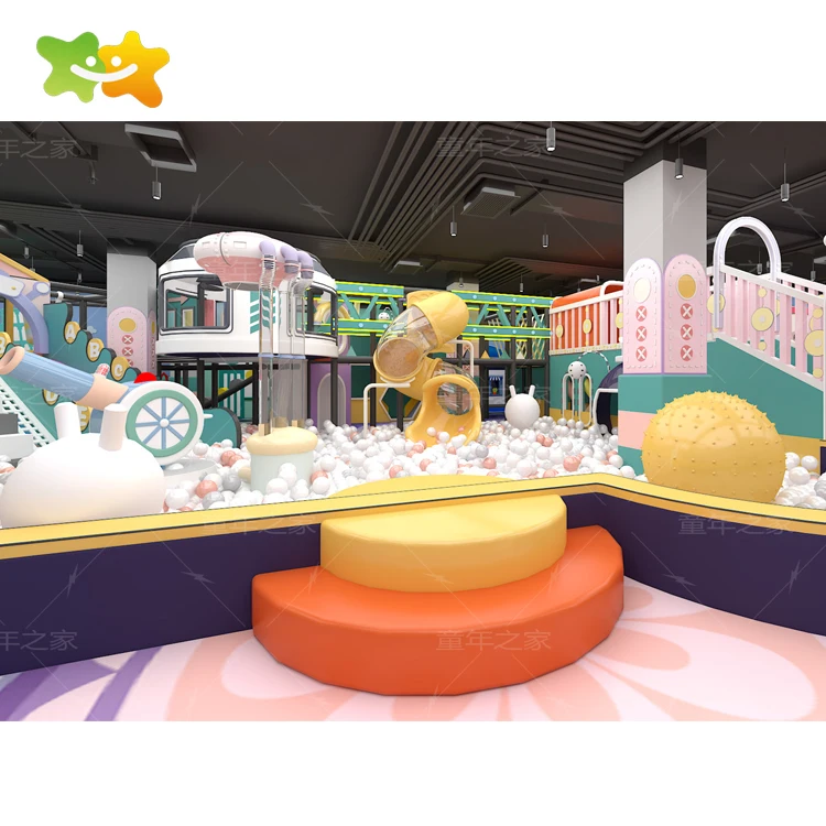 Large Maze Playland Soft Play Equipment Kids Play Area Indoor Playground For Children