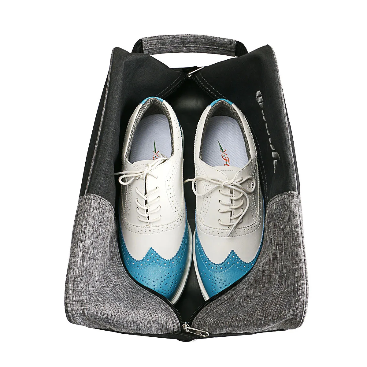 wholesale custom dustproof Portable zippered traveling shoe pouch bag breathable golf shoes bag