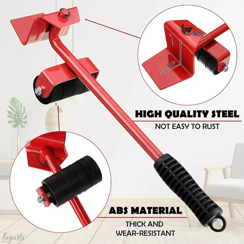 Professional Furniture Transport Lifter Tool, Convenient Moving Tools Heavy Move Furniture Can Easily Lift Heavy Objects
