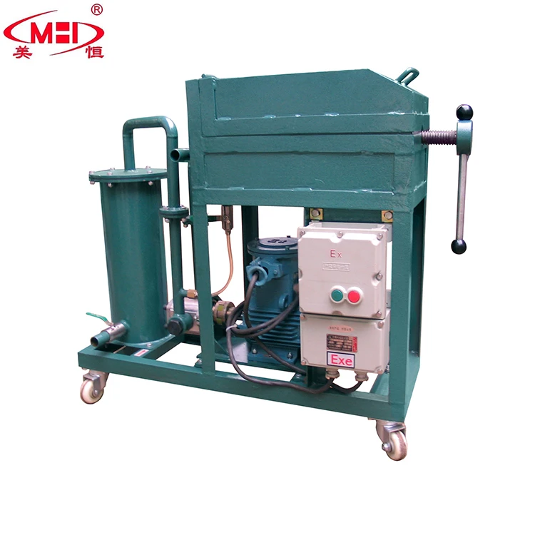 Oil Filtration Equipment Press Plate And Frame Oil Filter