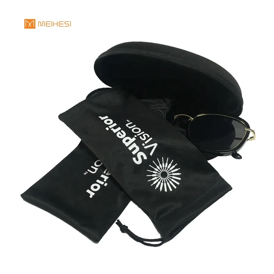 
custom logo microfiber sunglasses jewelry drawstrings pouch 