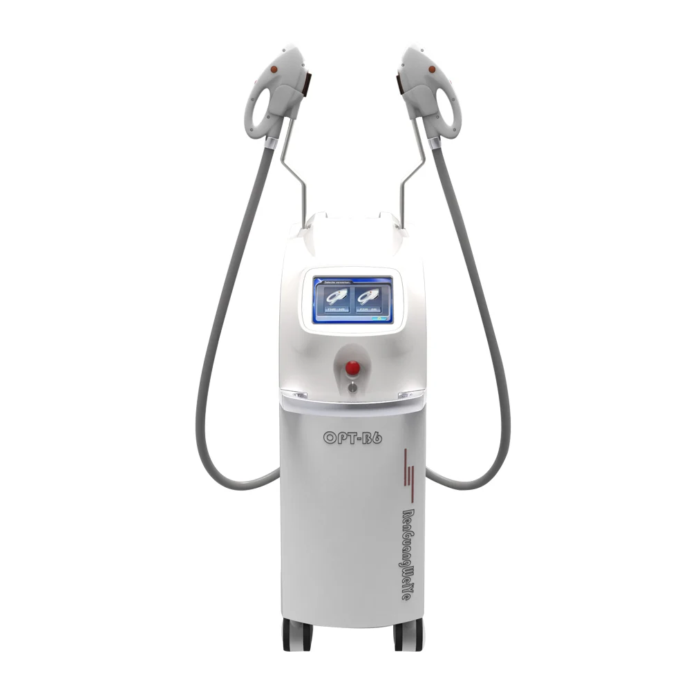 B6 beauty equipment elight rf ipl opt hair removal skin rejuvenation with real sapphire OPT crystal hair epilator