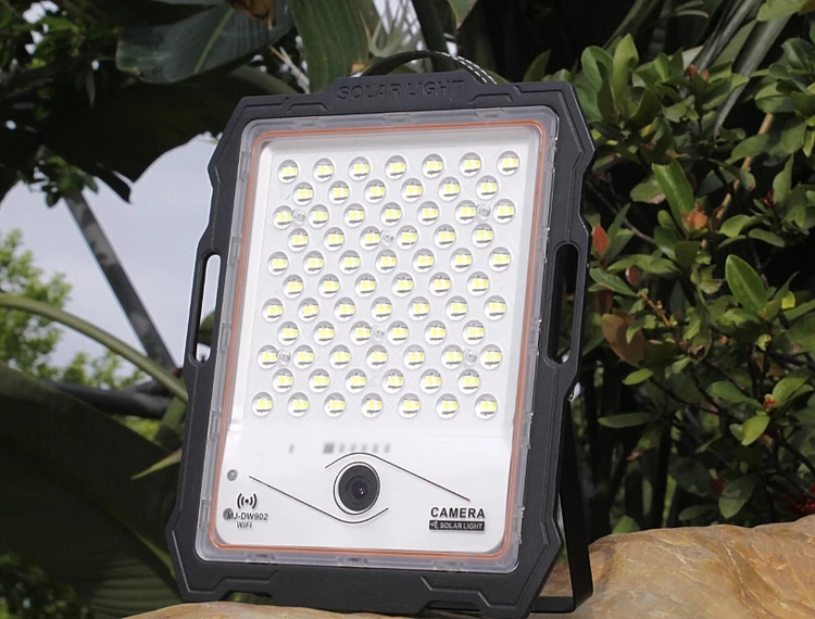 SUNWE IP67 outdoor solar powered CCTV Camera 100w 200w 300w 400w 600w camera solar flood light