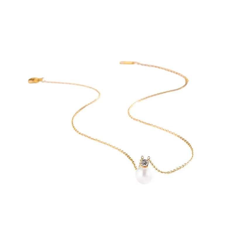 Fashion 2023 wholesale Imitation Beaded pearl necklace jewelry for women