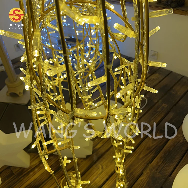 2m Height 3D Reindeer LED Motif for Home Decoration Xmas Wedding Holiday Street Outdoor Christmas Light for Home Decoration
