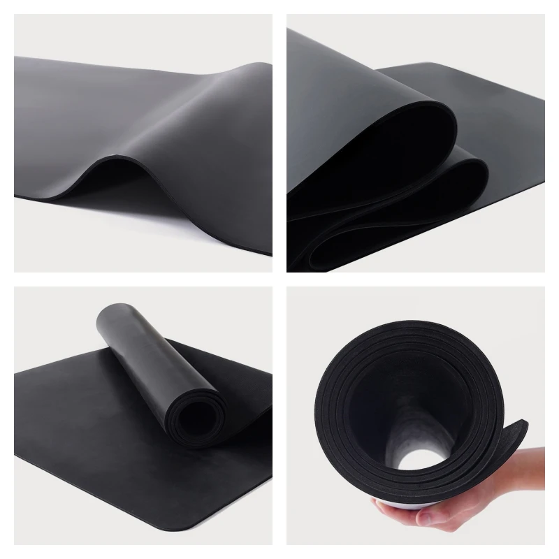  Custom Position Line Fitness Eco Friendly PU Natural Rubber Yoga