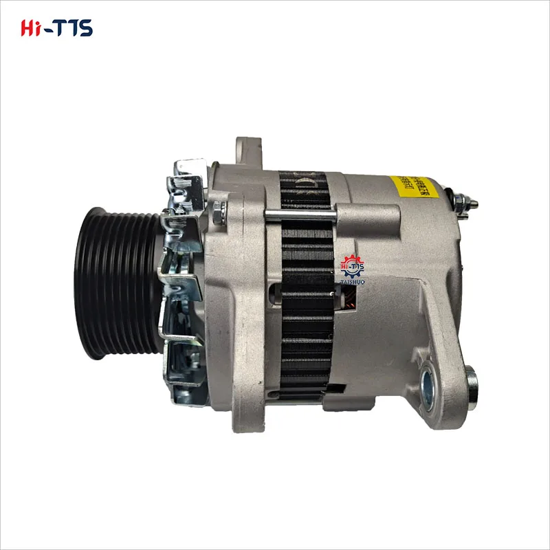 Excavator Engine Alternator PC200-3 6D105 24V  40A  600-821-6130, 6008216110, 6008216130, 6008216140, 6008216150, 6008216190, RK