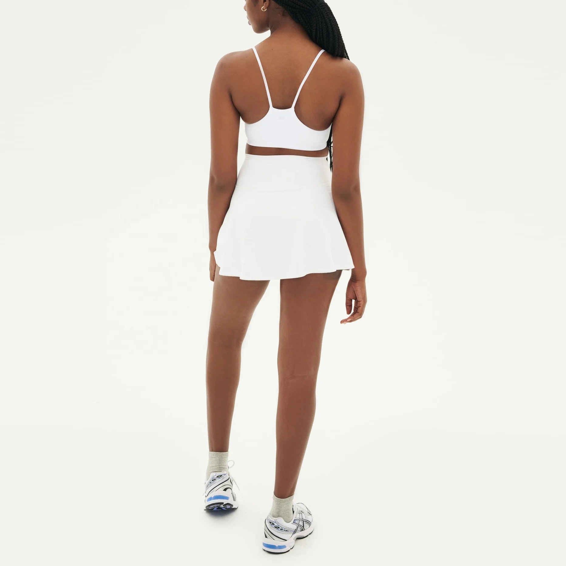 OEM Luxe Airweight Women Skort Tennis Gym Wear Nylon Spandex Skirt