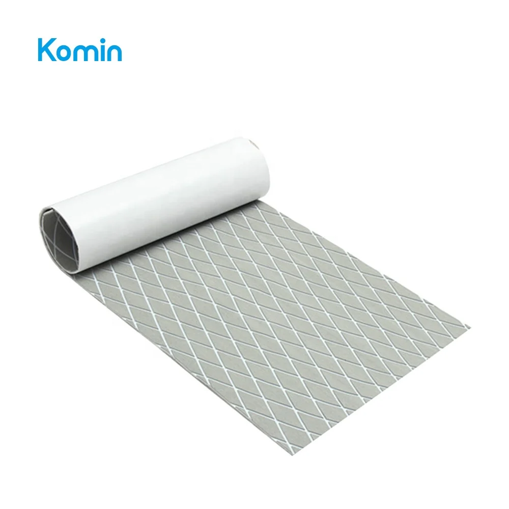 Komin Light Grey And Black Diamond Boat EVA Floor Marine Foam Decking