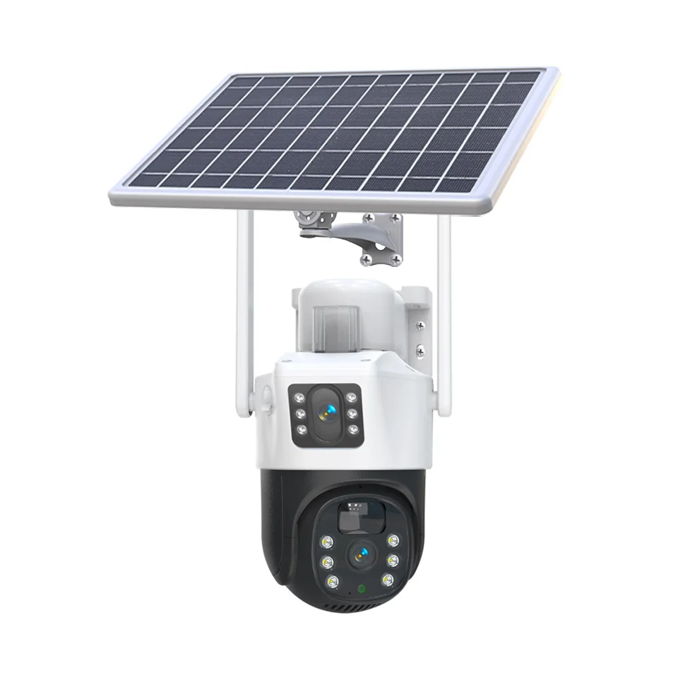 EseeCloud app 6MP Solar Panel Power IP Camera PIR WIFI 4G Security Camera Waterproof Outdoor GSM SIM Card Network Camera