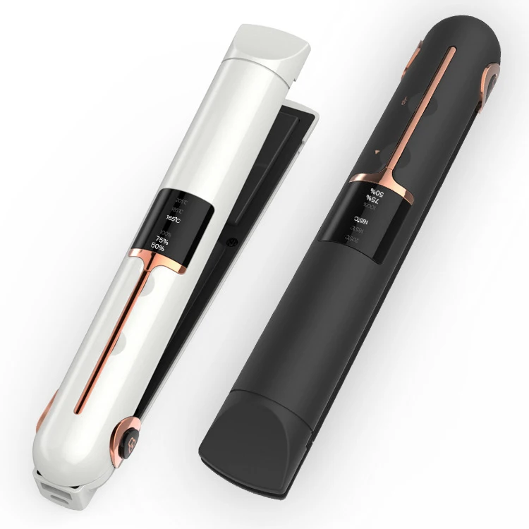 Crimping Pink Usb Wireless Mini Iron Flat Irons 1/4 Hair Straightener And Crimper - 1.5 Inch Tourmaline With Bag