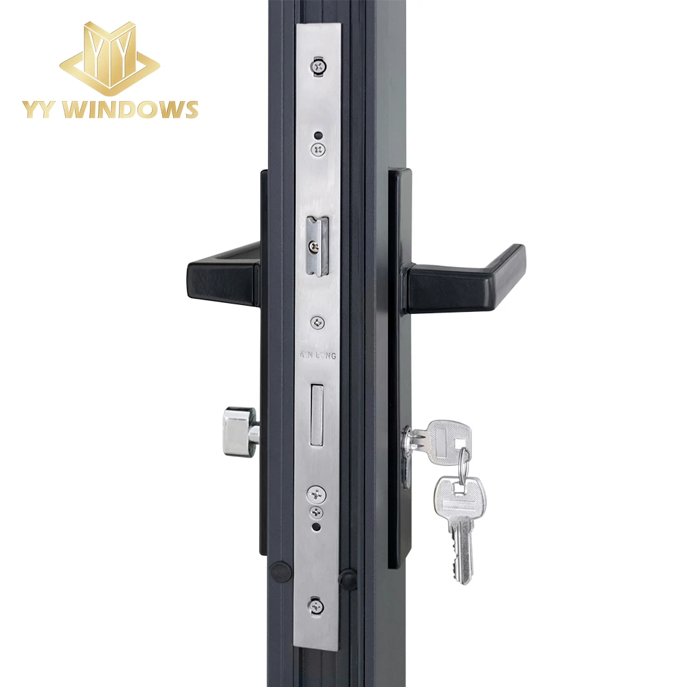 Factory directly supply high quality aluminum glass bi folding door for balcony