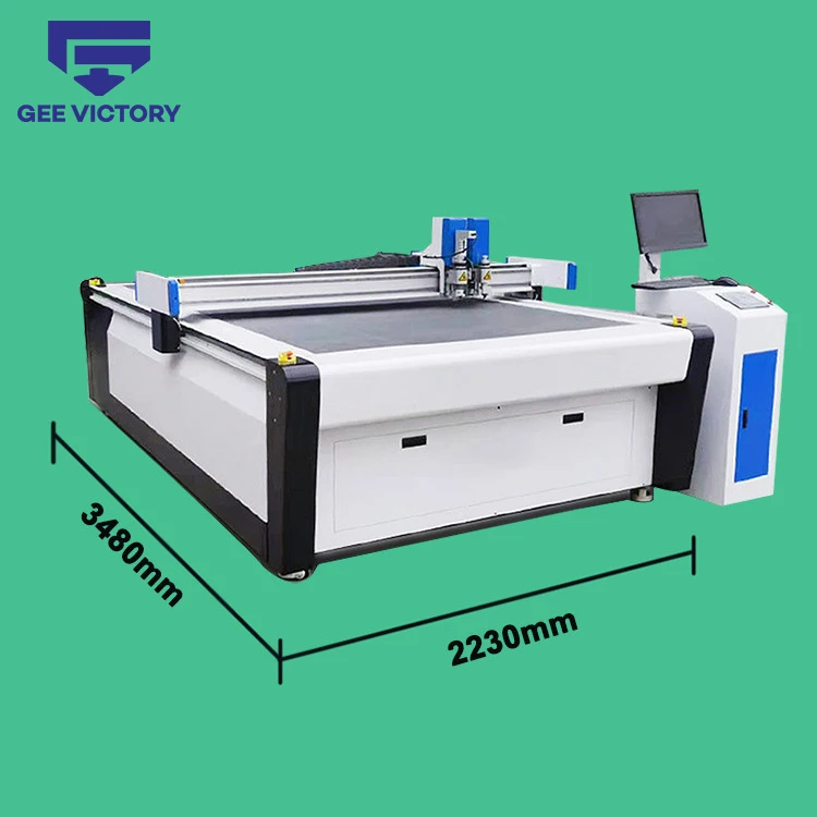 Customized Automatic Cnc Oscillating Knife Fabric Textile Garment Leather Multilayer Cutting Machine