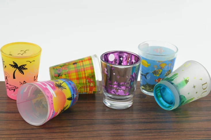 Custom logo  souvenir  gift  high quality glass shot glasses  cup shot glass