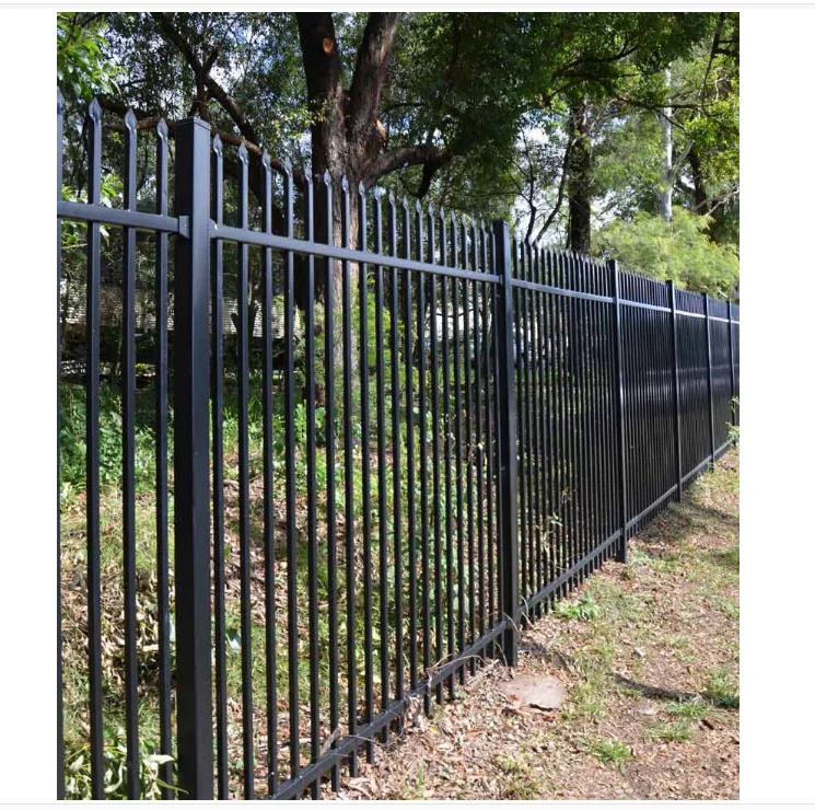 anping county xingpeng wrought iron picket fence panel/Picket Aluminum Steel Metal Fence