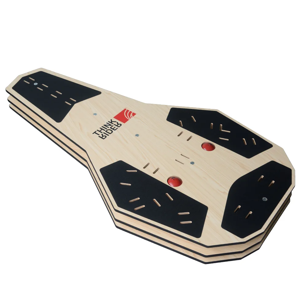 ThinkRider 3 Generation Indoor Bike Trainer Rocker Plate Cycling Rocker Board with 4 Directions Rocking Board