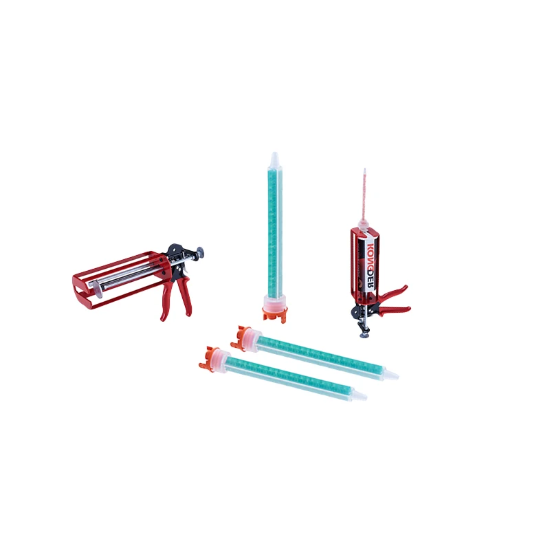KONGDER 250&490ml Marble bonding glue gun thread mixing tube Manual caulking glue gun Static mixer Easy to use glue gun tip