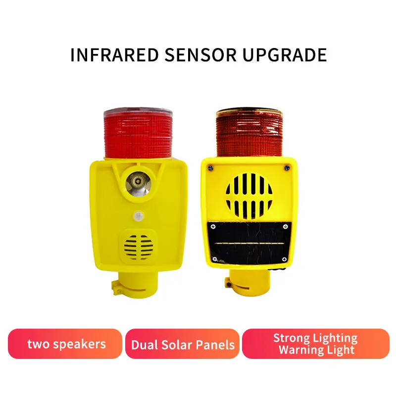 solar wild animals repellent frighten light loud different voice