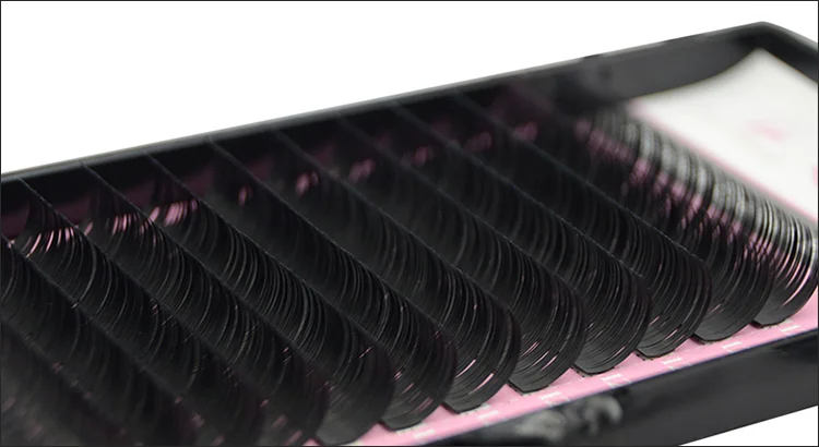 top selling pbt material korea eyelash extensions russian volume