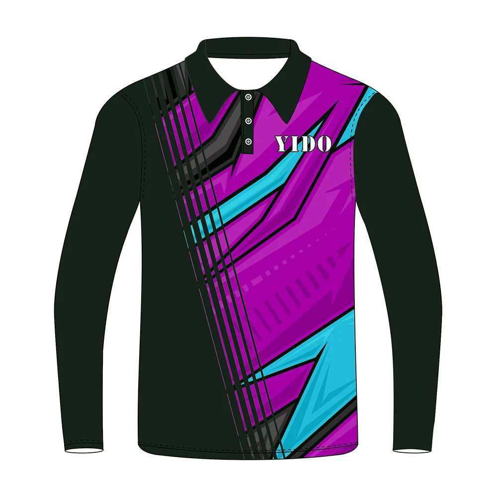 Wholesale China New Design Cricket Jerseys Digital Print Sport Cricket T shirts Long Hand