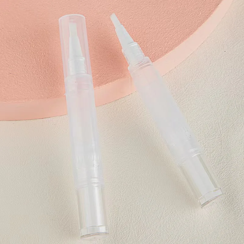 Wholesale Empty 1ml 3ml 5ml Cuticle Oil Pen Cosmetic Lip Gloss Twist Pen With Brush