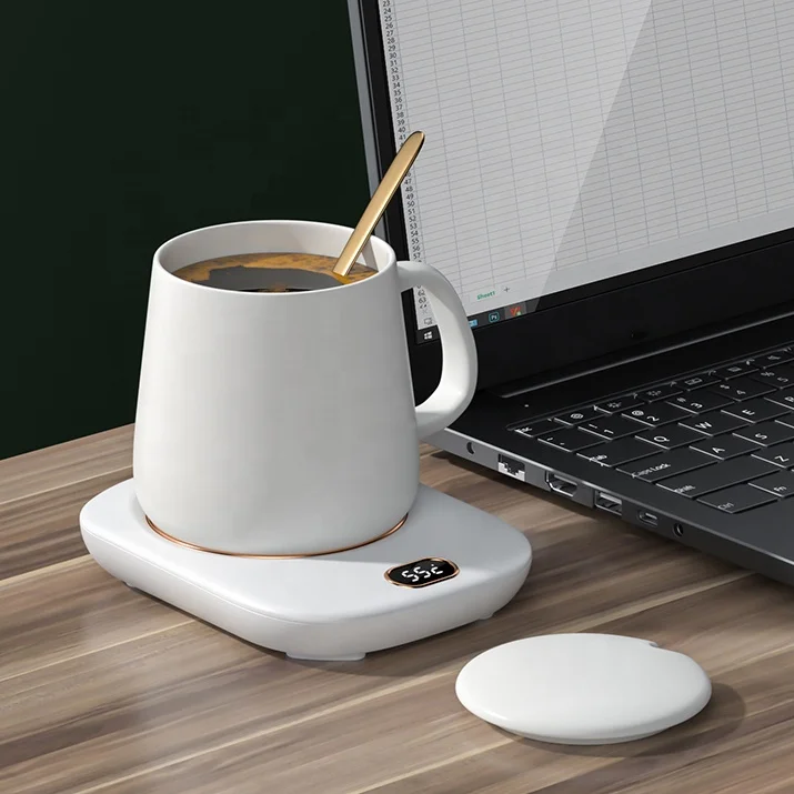 Умный сенсорный цифровой дисплей 55 градусов для подогрева чашек электрическая грелка кружка usb-разъем офиса портативная кофе