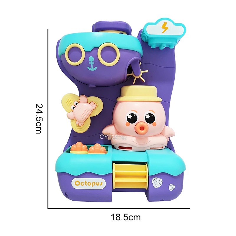 New Popular Funny Octopus Spinning Waterwheel Toy Bathroom Set Baby Toys Water Toys For Kids